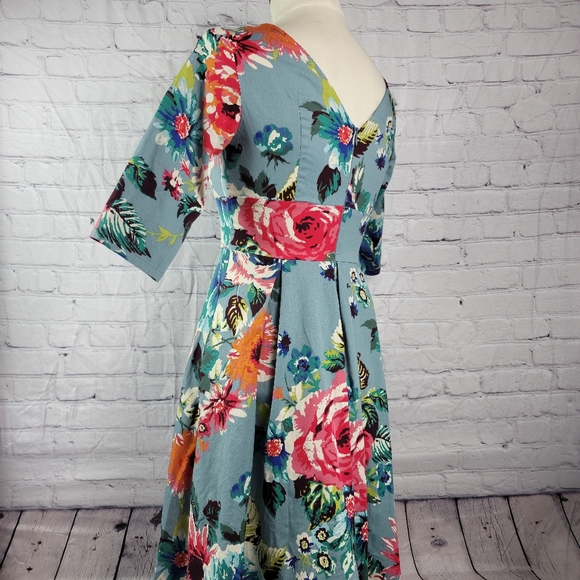 Mint Limit | Floral RetroDress - Picture 11 of 16